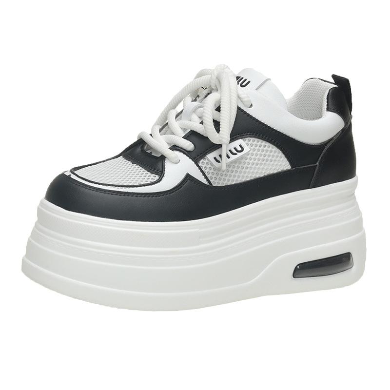 2025 new spring thick-soled heightening casual shoes women's small height sports shoes versatile and popular women's shoes