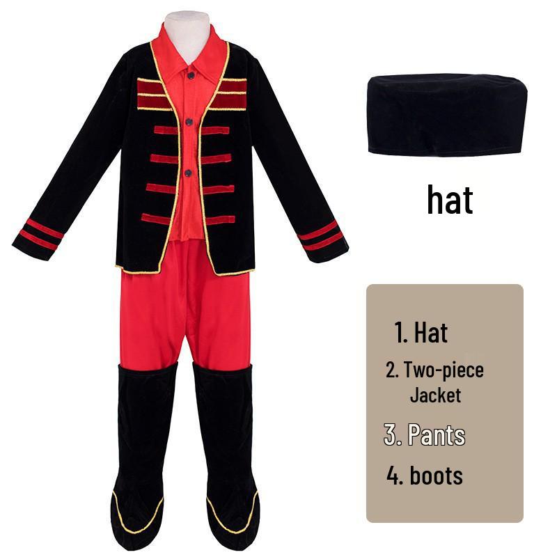 Halloween Traditional Russian Costume for Girl - Kids' Party & Carnival Performance Outfit