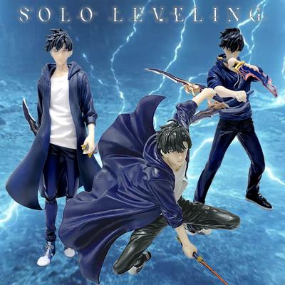 Verkaufe Solo Leveling Schattenkönig Sung Jinwoo Cheng Xiaoyu Handheld-Modell Desktop-Ornament Actionfigur Anime-Sammlung Geschenk