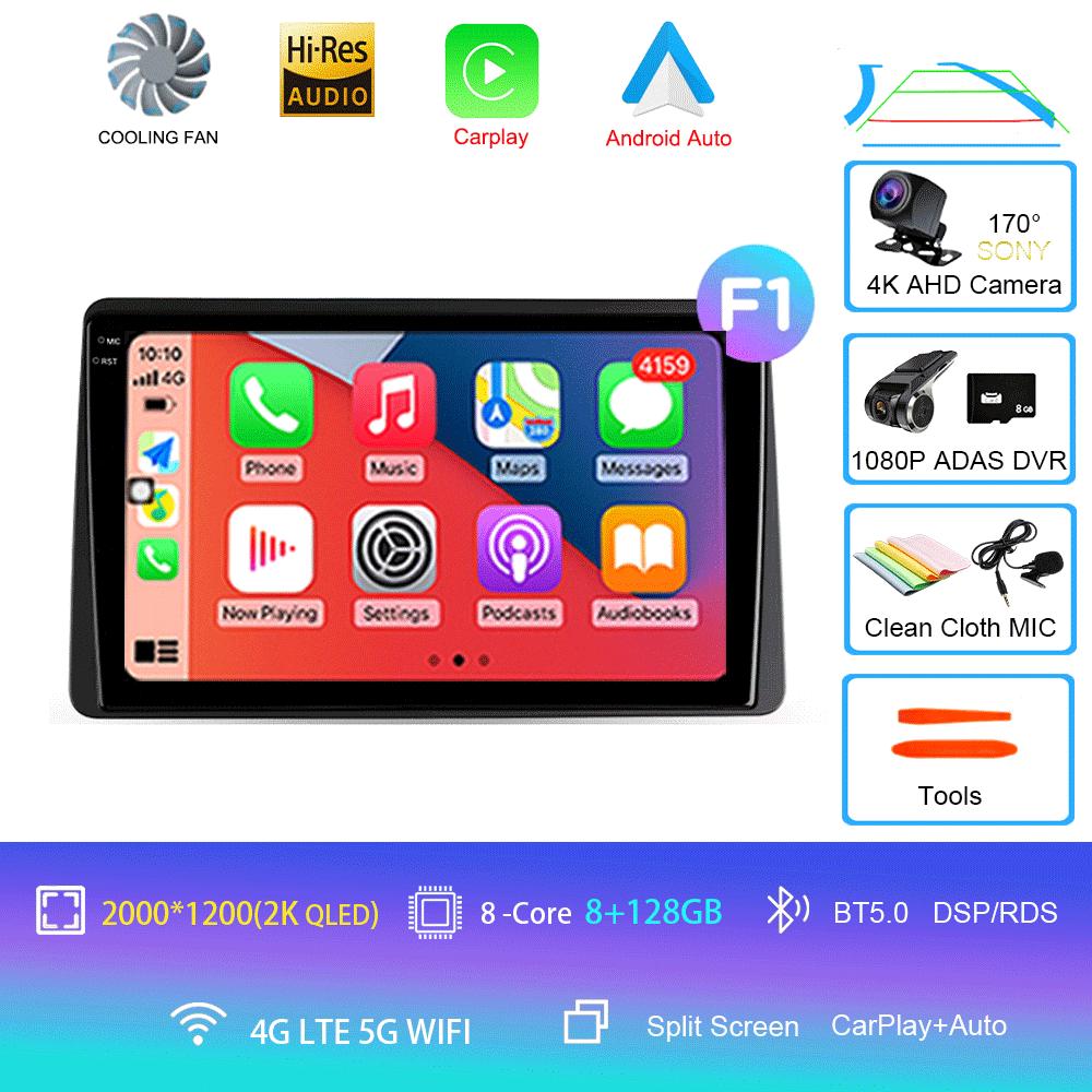 Android 14 Car Radio For Renault Duster HM 2 II 2020 - 2025 Arkana 1 I 2019 - 2025 Multimedia Video Player Navigation Stereo GPS