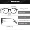 New Trendy Round Frame Reading Glasses Anti-blue Light Hyperopia Spectacles Unisex Casual Pure Color Presbyopia Eyewear