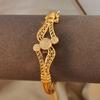 1item Vintage Bohemian Style Inlaid Synthetic Zircon Women's Open Bracelet Suitable for Daily Wear Mother's Day Gift No Box