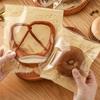50 Stück Selbstklebende Versiegelungs-Brotbeutel Back-Lebensmittelverpackungsbeutel für Croissants, Kekse, Plätzchen, Sandwiches, Gebäck, Küche