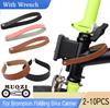 2-10 Pcs Bike Quick Release Handle Belt Quick Release Rope Folding Leather Pull Bike Carrier for Brompton Bicycle Accessories