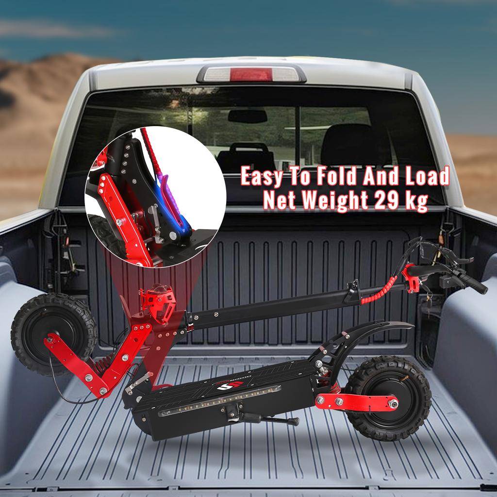 Electric Scooter 3600W 48V 21Ah 60km/h 150kg Max Load Foldable With NFC Warehouse EU & USA. Free Shipping
