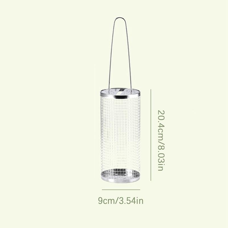 

Нержавеющая сталь Уличная портативная клетка для барбекю Кемпинг Пикник Барбекю гриль Вращающаяся прокатная сетка для барбекю Улучшенная клетка для барбекю