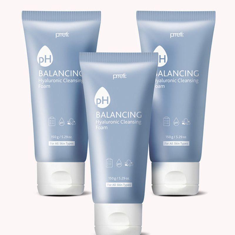 [Pretty] Mildly Acidic Hyaluronic Cleansing Foam 150ml x 3
