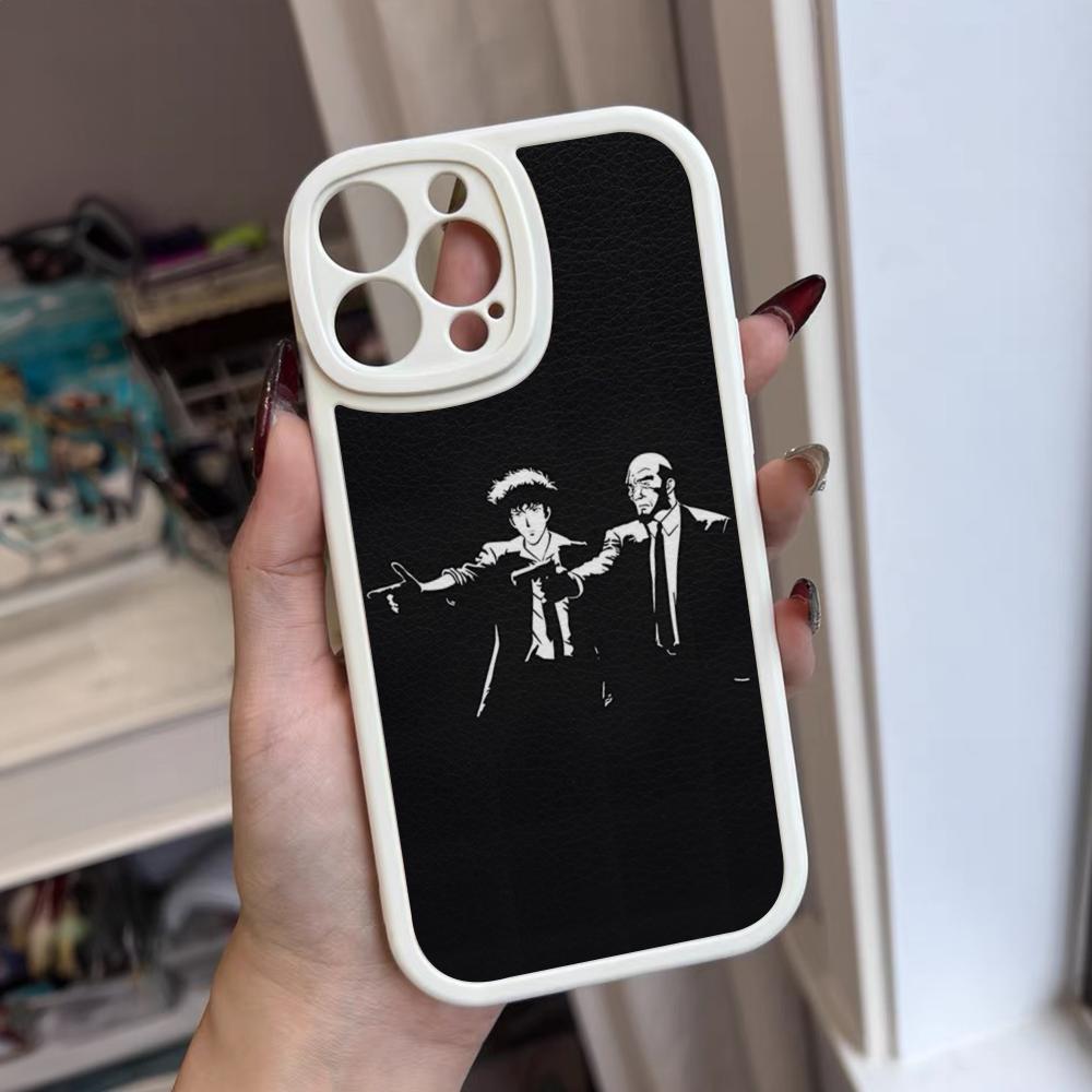 

C-Cowboy Anime B-Bebop Phone Case For Iphone 16 15 14 12 13 Pro Max 11 Mini Xs Puls Lambskin Silicone Cover iPhone15