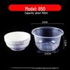 Round Disposable Plastic Bowl with Lid for Fresh-Keeping