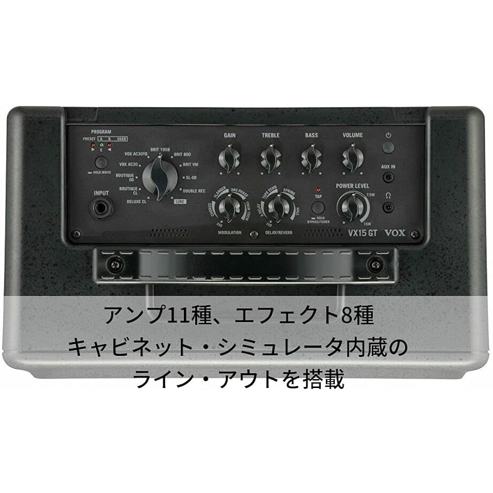 Vox VX15 GT: Lightweight, Compact 15W Guitar Amp