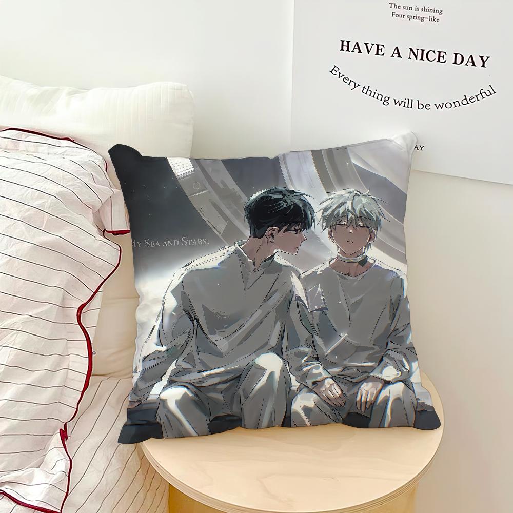 anime fanart a-Alien Stage Ivan Till chibi Comfortable soft Pillow Case for Sofa Living Room Home office Decor Protective Covers