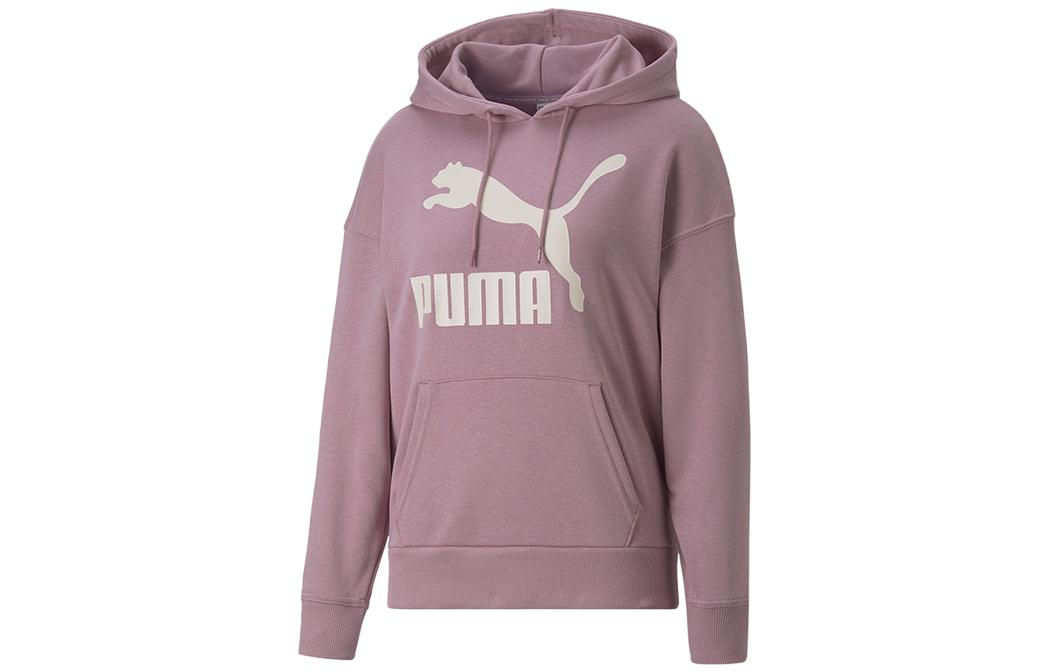 PUMA Sweatshirts Women s Purple Hooded Moderate Regular 531385-46 XS