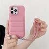 Wrist Strap Wallet Phone Case for iPhone 15 14 13 12 11 Pro Max Luxury Litchi Patterned Shockproof PU Leather Cover
