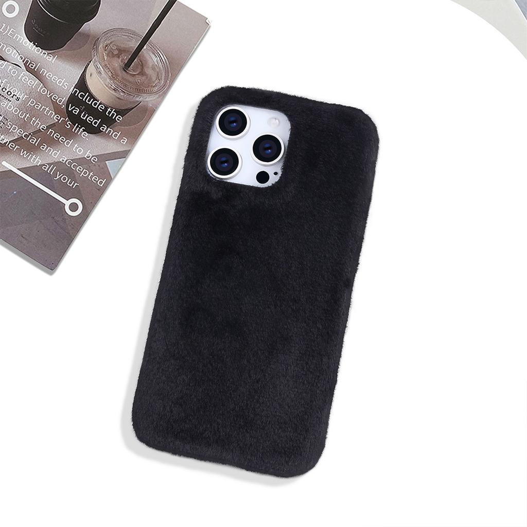 Fashionable jade fox velvet Suitable for iphone11.12.13.14.15.16Pro Max simple and generous single case Protective Cover