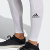 Adidas Logo Print Color Block Compression Pants Men Bottoms White GL9874