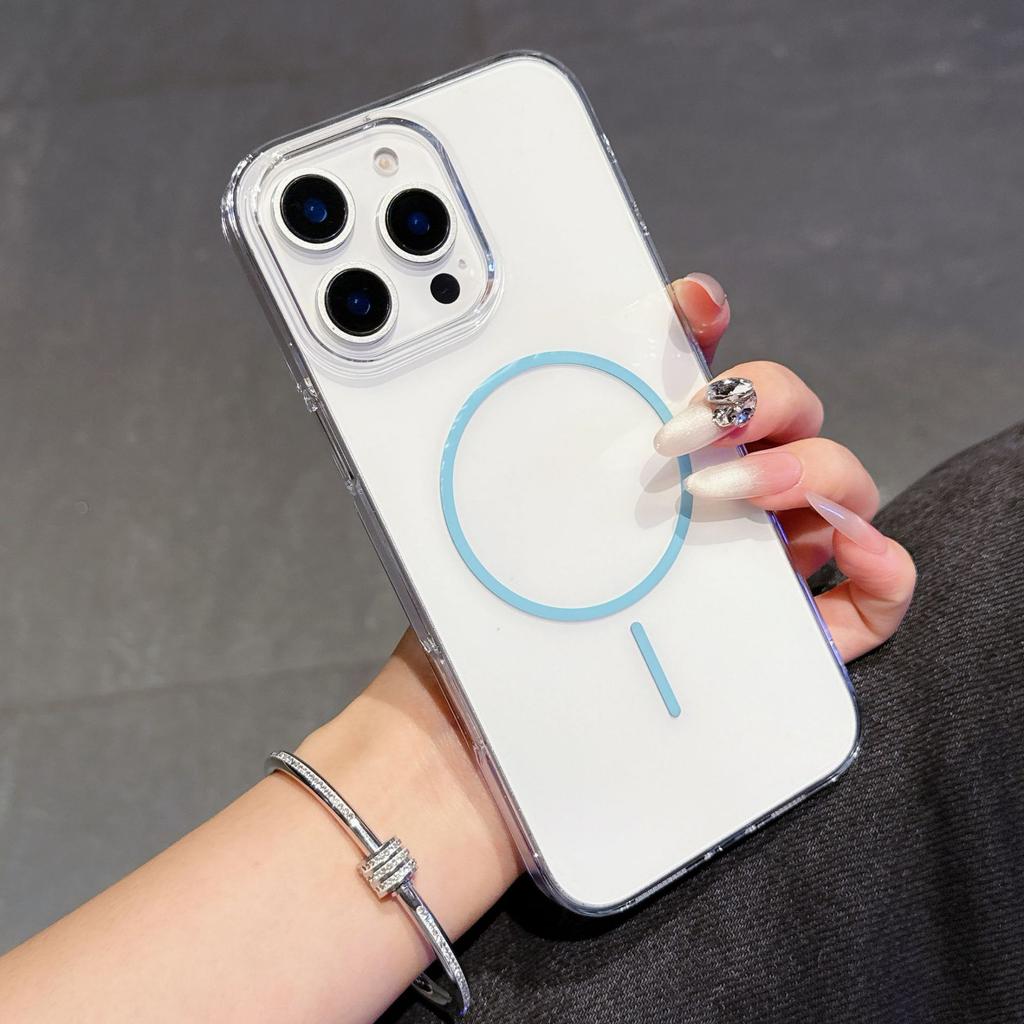 Applicable To IPhone16Promax Mobile Phone Case PC Hard Magnetic Suction Apple 15 Protective Case 14 Ultra-thin