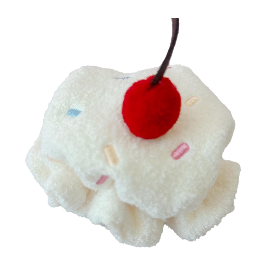 

Plush Clothes and Hat for 10cm Plush Toys, Oshikatsu Goods, Ice Cream Pancake, Milk, White [Used]
