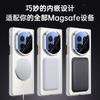 Applicable to Huawei matex7 mobile phone case double central axis anti-drop X7 collector's edition electroplating magnetic attraction transparent simp
