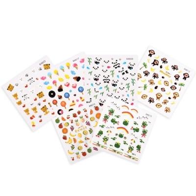 Sevimli ZOO Tırnak Çıkartmaları