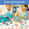 UMU Deluxe Doctor Set Toy for Ages 3 and Up - Pretend Play, Educational Toy, Doctor Set, Dentist, Medical Chart, Built-in Tools, Storage,