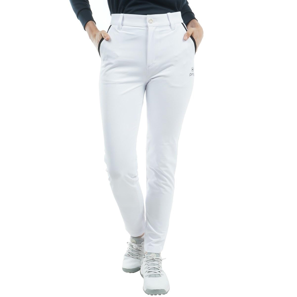 

Moisture Quick Drying Tapered Pants UV Golf L [Ping Apparel] Women s Wicking, (All-Directional Stretch, Protection) / / 622-4231800 030_White