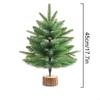 1PC Table Ornament for Indoor Xmas Tree Navidad Festival Decorative Christmas Tree Mini Stable Base 2 Styles Tabletop Decor