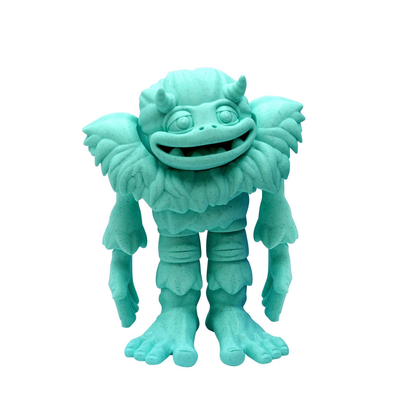 

3D-печатная шарнирная творческая игрушка, декоративная модель для взрослых и детей One Size синий