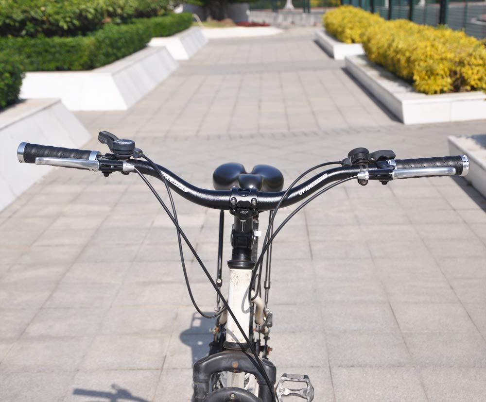 UPANBIKE Sykling Terrengsykkel Sykkel Styrefelt 700mm Riser Bar Styrefelt 31.8mm (Svart)