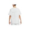 Nike Sportswear Cotton Round Neck Fashion Soft Versatile Short Sleeve Drop Shoulder T-Shirt Women Tops Mountain-Peak-White IB7920-121