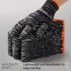 24 Pairs of Unisex Durable Fabric Work Gloves with Non-Slip Grip for Gardening and Construction