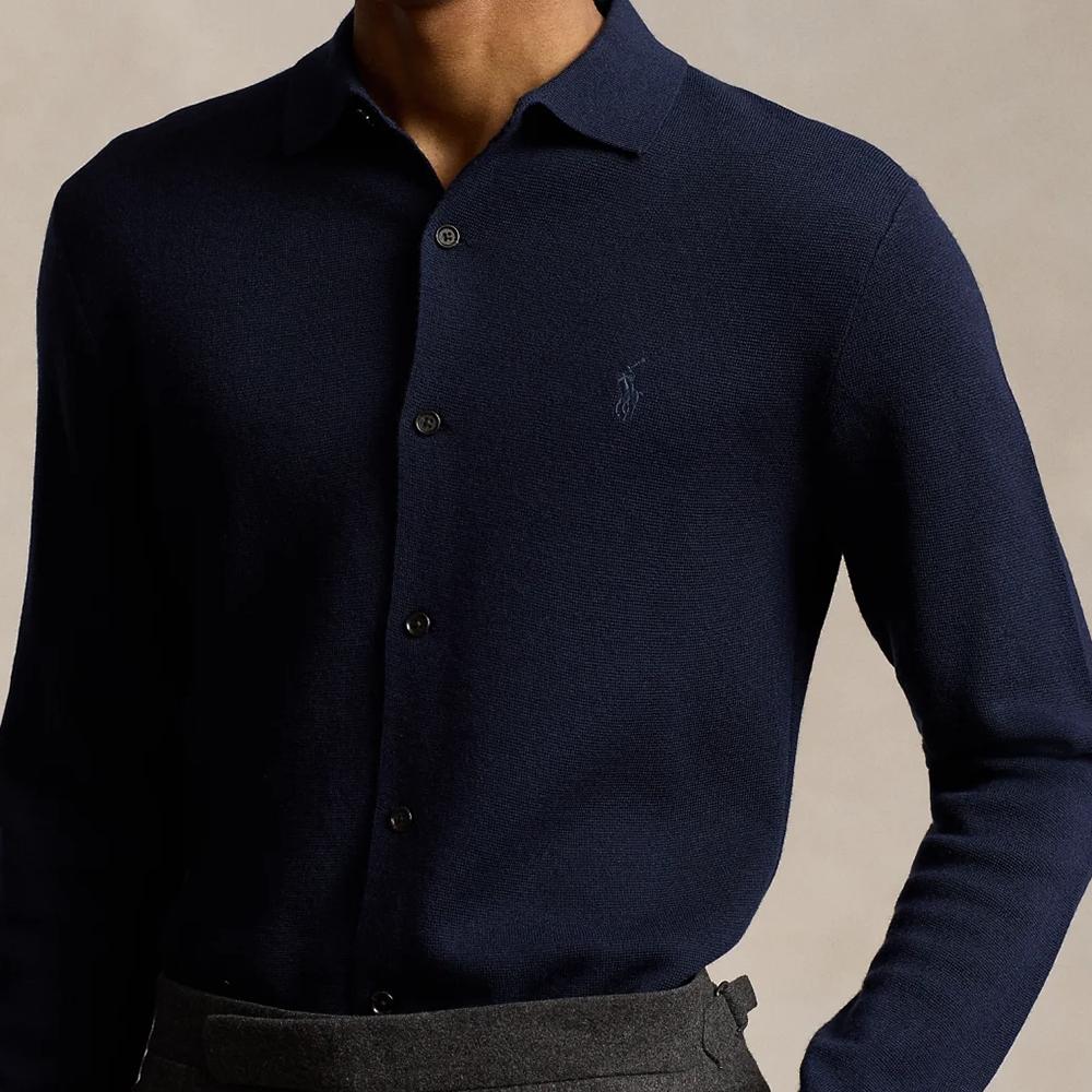 Polo Ralph Lauren FW24 Knitwear Standard Men's Hunter Dark Blue 710948736-001