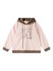 2025 Winter Plus Size Women's Cartoon Embroidery Hooded Fleece Sweatshirt W-260
