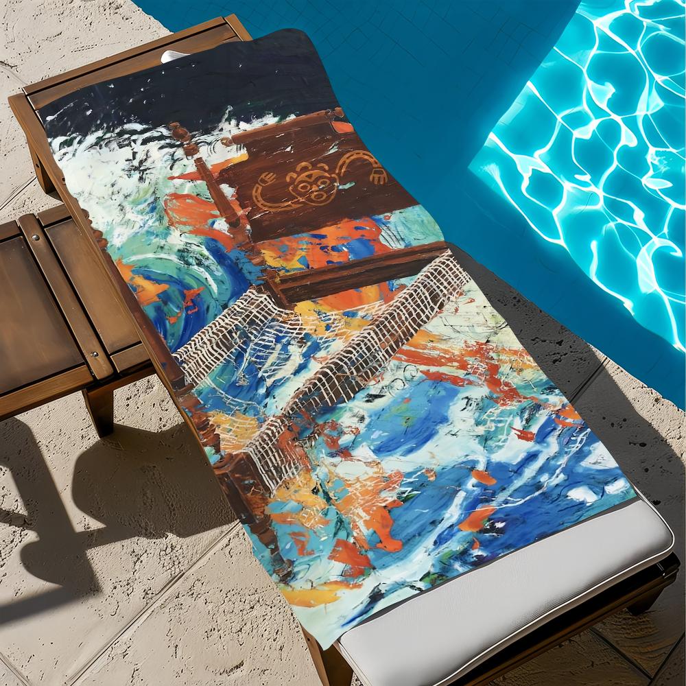 R-rauw Singer Towel Beach Quick Dry Soft A-alejandro Pool Towels Gift for Travel Gym Shower Camping Sports