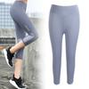 Breathable Cropped Sport Leggings Butt Lifting Quick Dry Elastic Women Tight Stretch Leggings