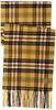 Mackintosh Philosophy MOONBAT Cashmere Wave Tartan Check with Buckingham Bear Product Approximately 30cm x 180cm 100% Scarf, Patch, Women's Gift,