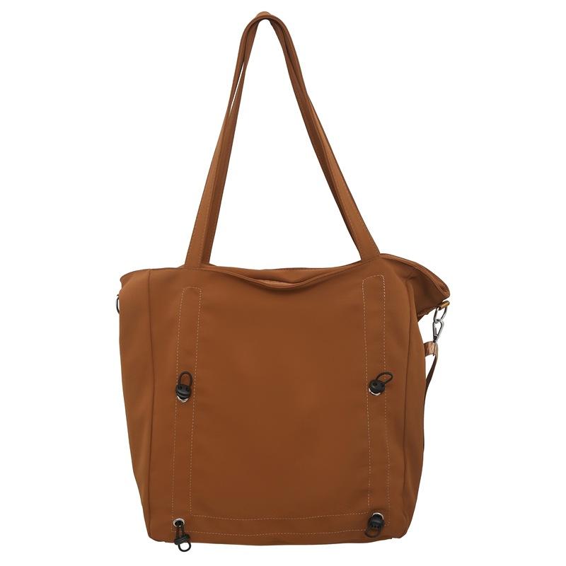 

Нейлонова сумка великої ємності. Жіноча сумка. Студентська сумка коричневий