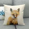 Cute Tiger Wild Animal Fierce Beast Digital Printing Short Plush Pillow Covers For Car Sofa Office Cushion Cover Home Goods