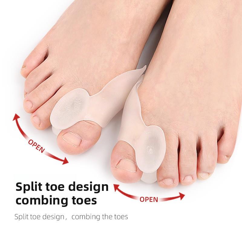 Silicone Big Toe Hallux Valgus Split Toe Corrective Care Cover, Big Foot Bone Separation