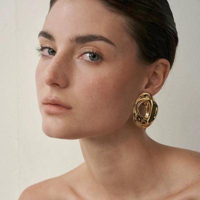 Zhang Xiaofei'den İlham Alan Emaye Rüzgar Deliği Küpeler: Niş Tasarım, S925 Gümüş, Kadınlar için Çok Yönlü Stil