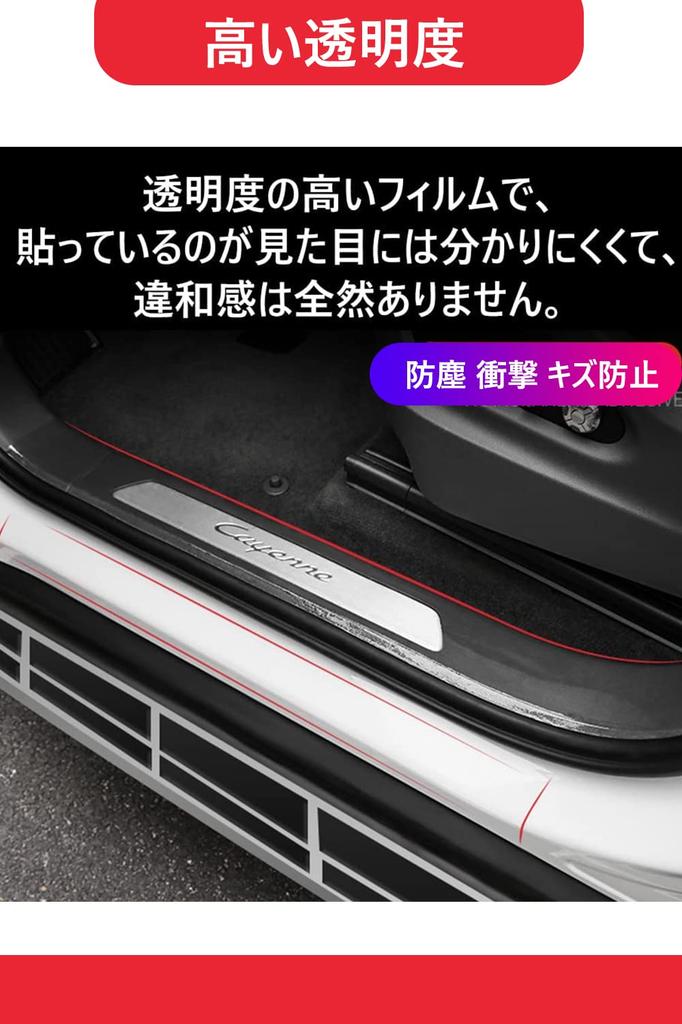 LIKENNY Car Door Body Protection Car Door and Transparent Special Adhesive Car Wrapping Film Wide x Film, Tape-on Film, Tape-on Protection, Dustproof,