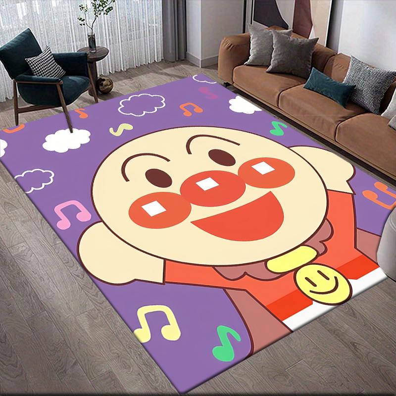 

Anpanman Classic Square Area Rug, Non-Slip Floor Mat for Home Decor, Perfect Gift for Fans 60x90cm