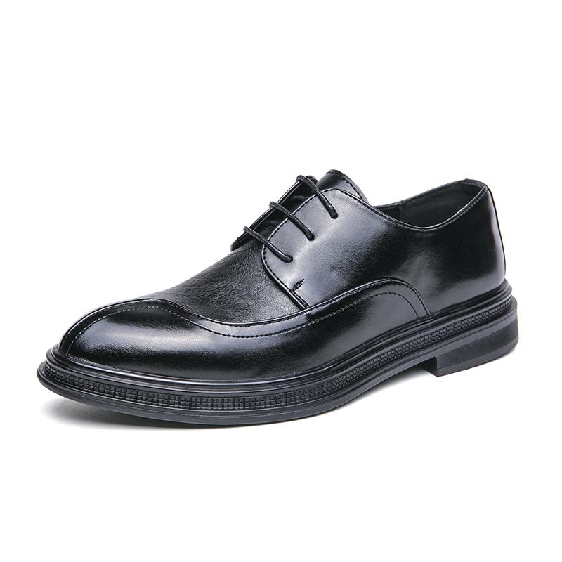 

Brown Mens Casual Shoes Breathable Business Handmade Lace-Up Shoes Hot Sale Brand Classic Man Shoes Flats Moccasins 44 чёрный