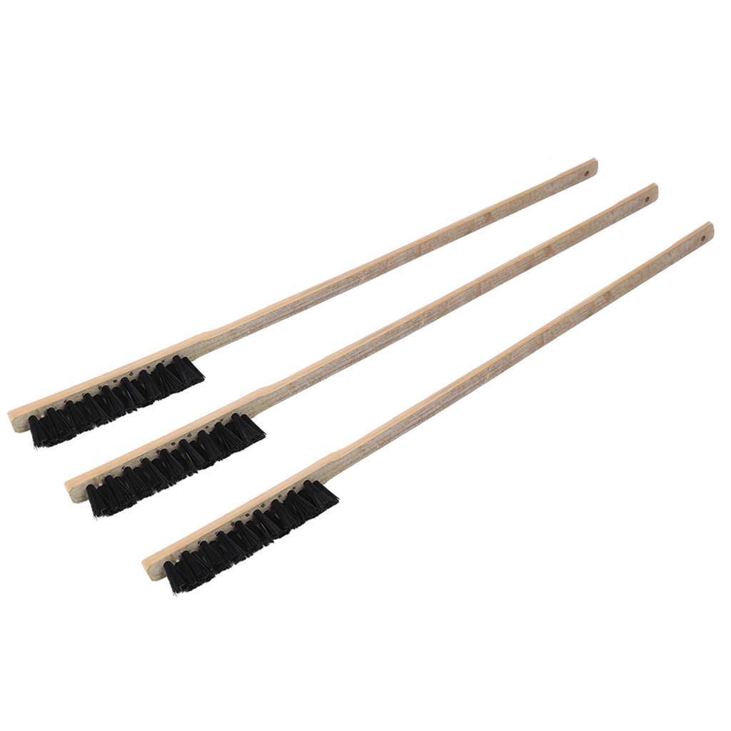 3PCS Wooden Durable Long Handle Bird Cage Cleaning Brush for Parrots Necessary Supplies
