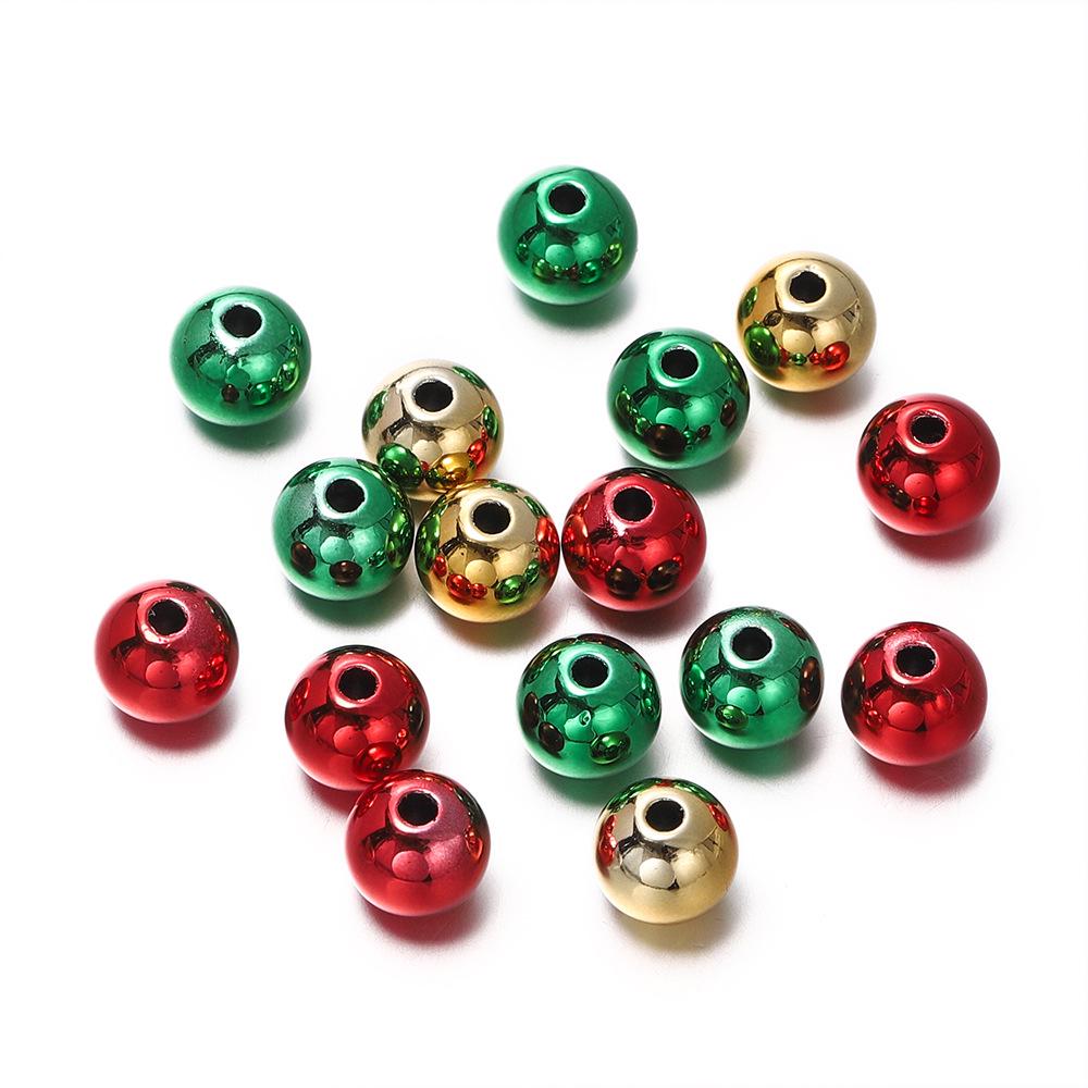 Festliches Acrylperlen-Set: Weihnachtsbaum, Schleife & Schneemann - DIY Cartoon-Accessoires
