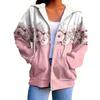 Women's 3D Zipper Hoodie