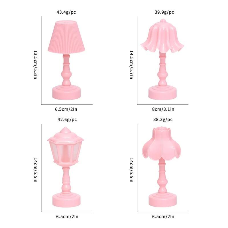 Mini LED Night Light Battery Powered Nordic Style Table Lamp Warm Atmosphere Bedside Lamp Creative Birthday Gift for Kids Bedroom Home Decor