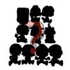 Anime Hunters Gilrs Lumi Mila Zoi Action Figures Set Chibi Dolls PVC Model Toys Desktop Ornaments Fans Collection Birthday Gifts