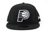NEW ERA 9FIFTY Snapback Cap Black And White NBA Eastern Conference Indiana Pacers Indiana Pacers