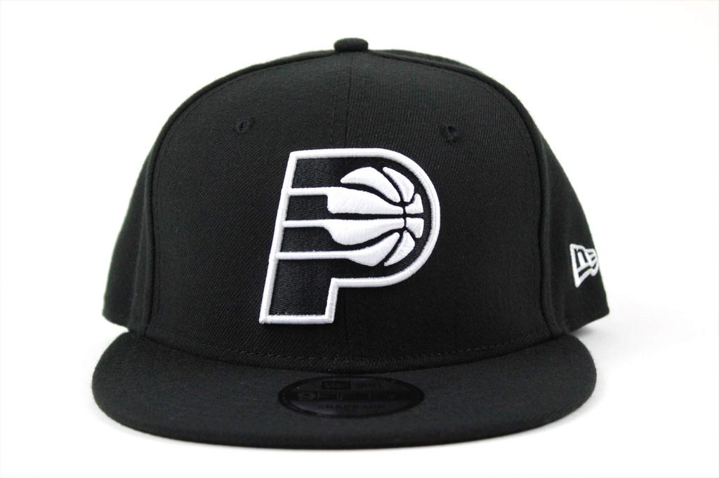 NEW ERA 9FIFTY Snapback Cap Black And White NBA Eastern Conference Indiana Pacers Indiana Pacers