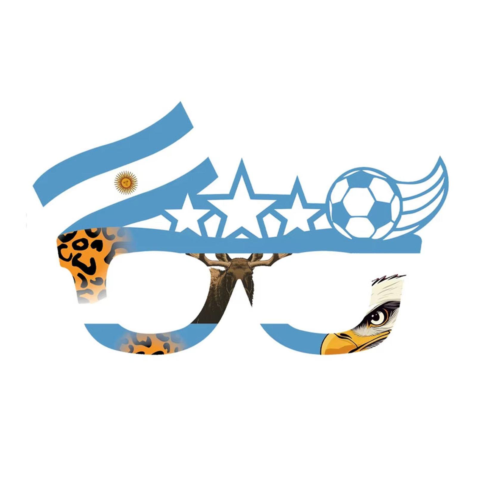 2026 World Football Competition Soccer Glasses Football Merchandise Decorations for Soccer Fan Party & Theme Birthday